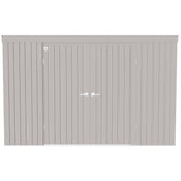 Arrow | Elite Steel Storage Shed, 10x4 ft. Cool Grey EP104CG